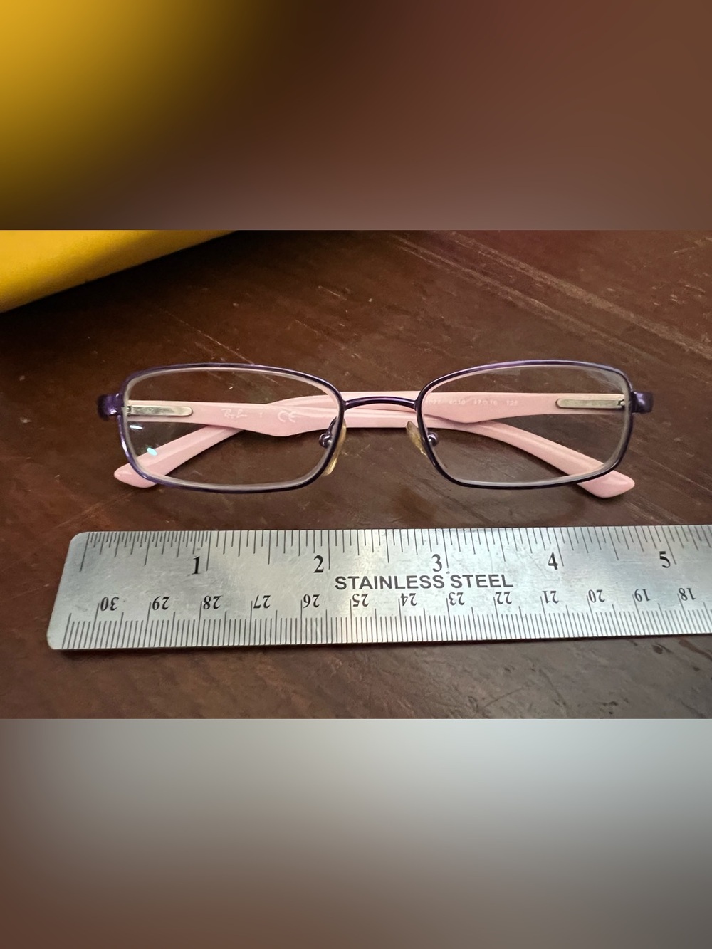 Ray-Ban Kids' Eyeglasses RB 1027 4010
Purple Rectangular Frame 47 116 125